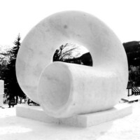 Sculpture neige // 2010
3.5m x 3.5m sculptures monumentales