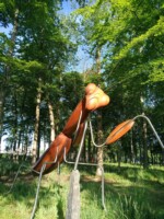 Collection INsect'IN'side // 2022
3m*3.6m*2.5m // Red cedar et inox Sculpture sur bois Collection INsect'IN'side // 2022 3m*3.6m*2.5m // Red cedar et inox